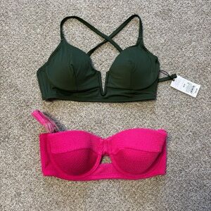 34 D bikini top bundle new with tag shade and shore